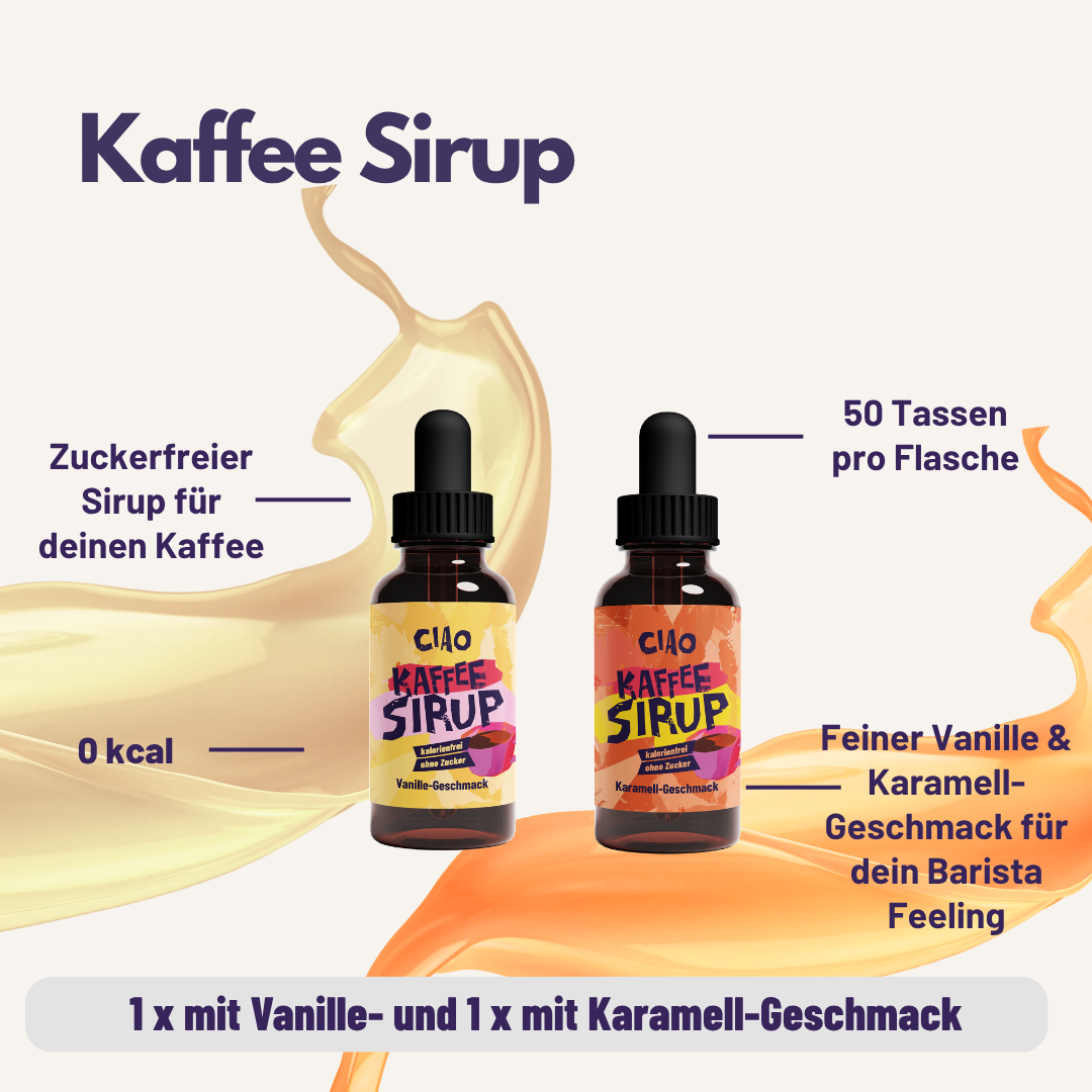 ciao Starterpaket Instantkaffee auf Getreidebasis mit & ohne Koffein - mit Eisen & B-Vitaminen
