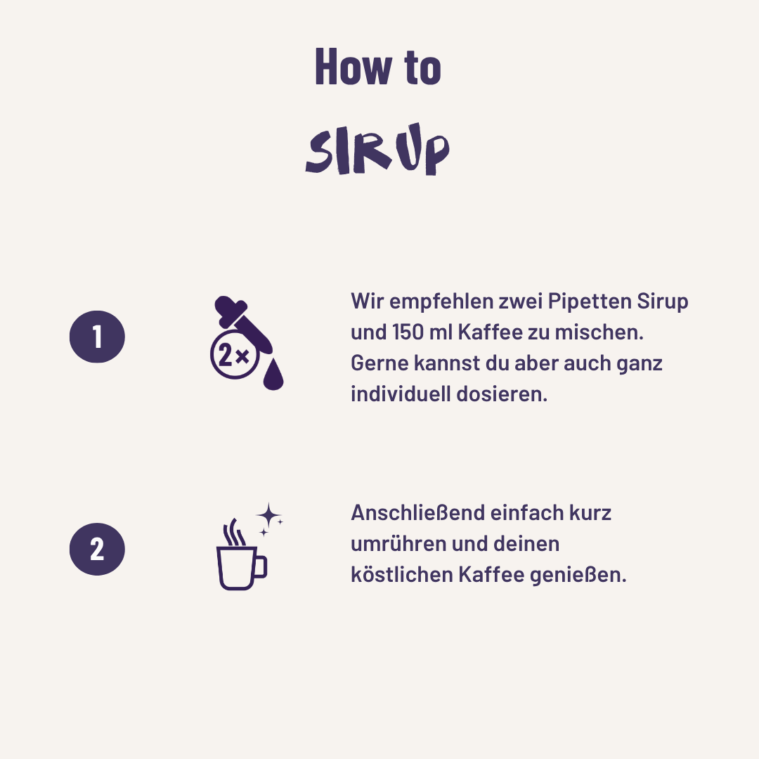 Kaffee Sirup mit Vanille-Geschmack - ohne Kalorien & zuckerfrei