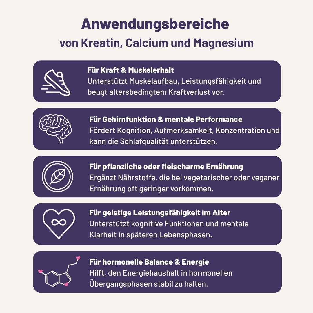 Longevity Instantkaffee mit Kreatin, Magnesium & Calcium