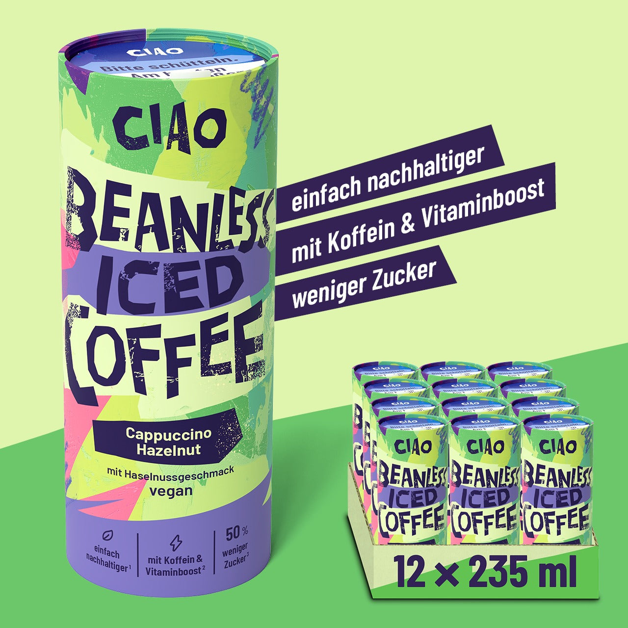 Eiskaffee - Cappuccino Hazelnut (12 x 235 ml)