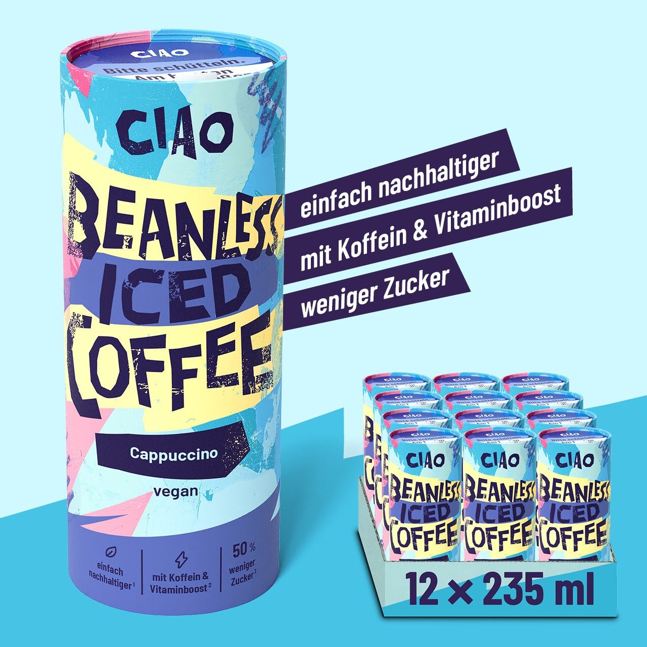 Eiskaffee - Cappuccino (12 x 235 ml) - ciao coffee