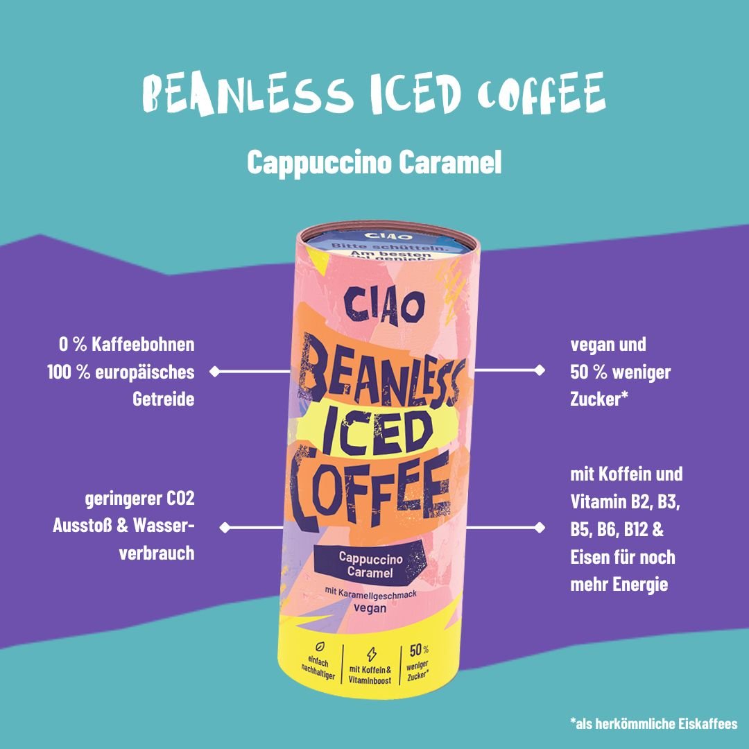 Eiskaffee - Cappuccino Caramel (12 x 235 ml) - ciao coffee