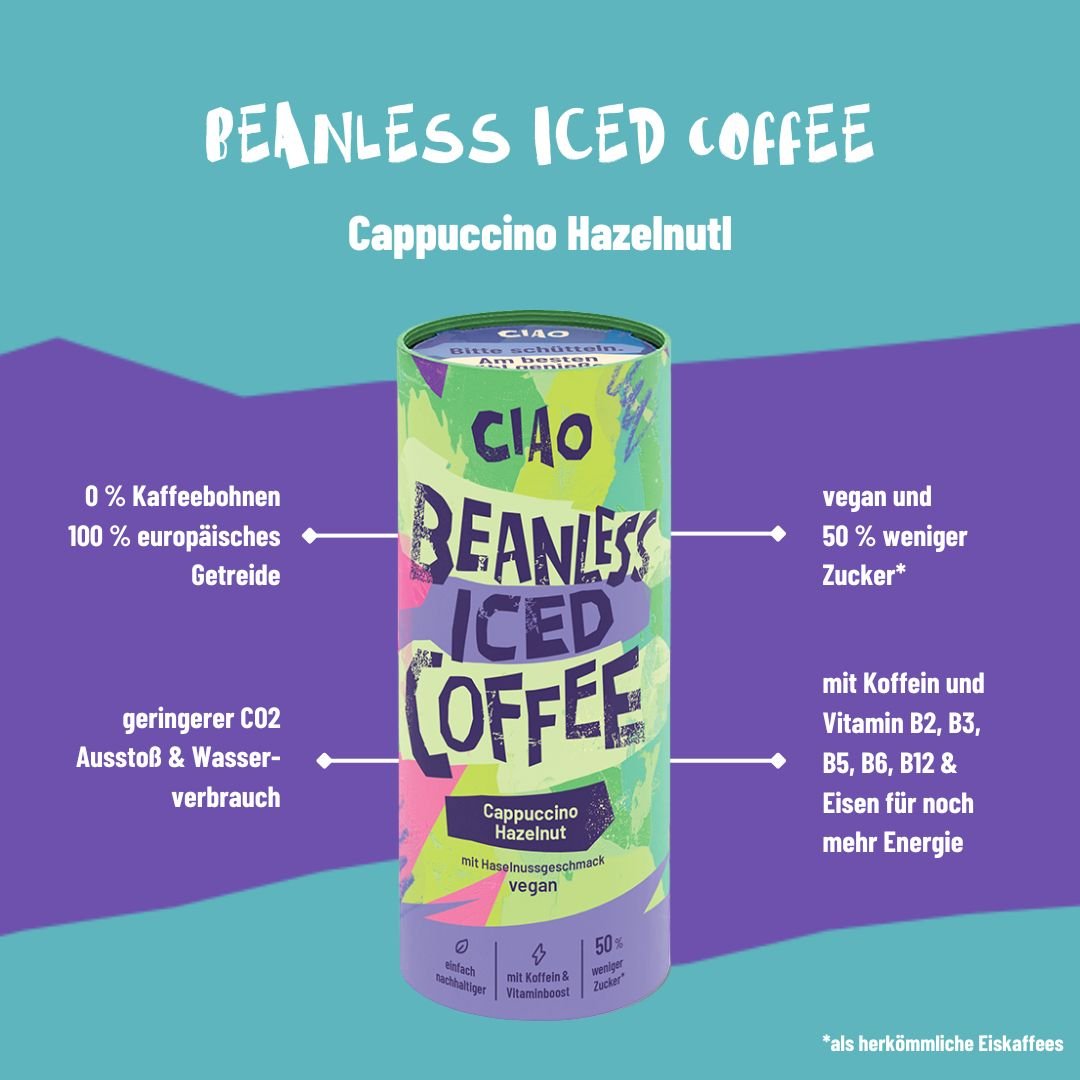 Eiskaffee - Cappuccino Hazelnut (12 x 235 ml) - ciao coffee