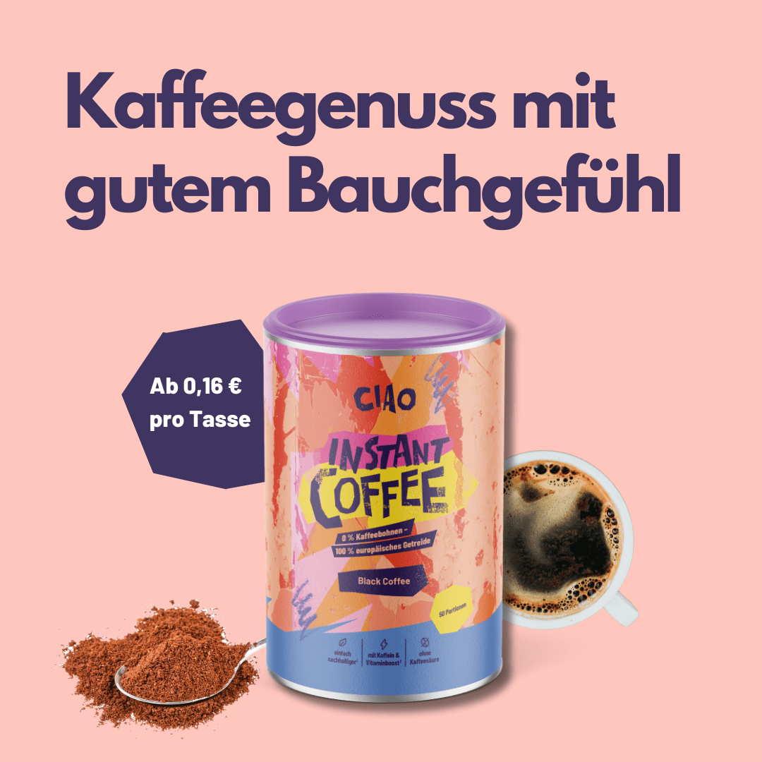 Instantkaffee Classic – Aus europäischem Getreide, säurearm & magenschonend - ciao coffee